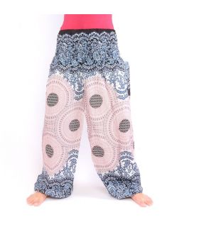 Pantalones Anchos rosa azul mandala