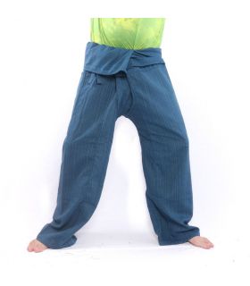 Thai Fisherman Pants Cottonmix extra long - blue