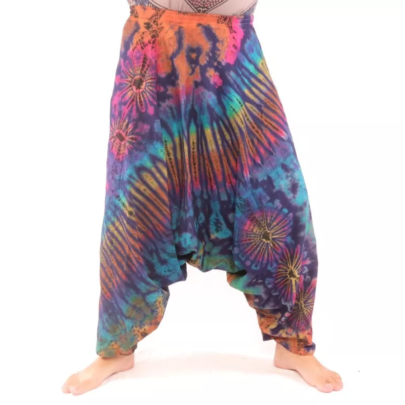 Sarouel en coton batik