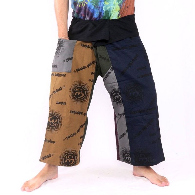 Pantalon de pêcheur thaïlandais Om Goa - coton taille L