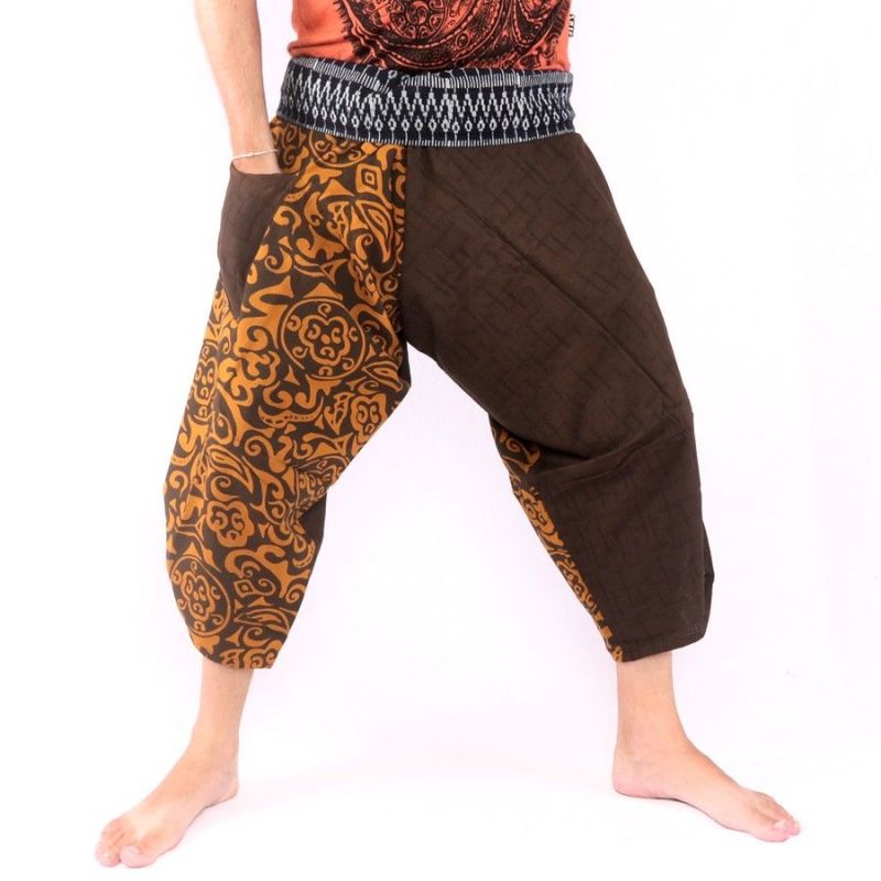 3/5 Pantalon de pêche thaïlandais Samurai - coton