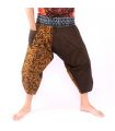 3/5 Pantalon de pêche thaïlandais Samurai - coton