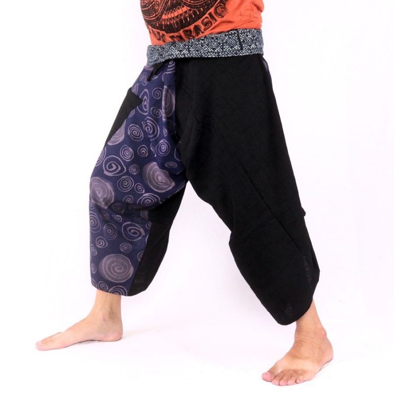 3/5 Pantalon de pêche thaïlandais Samurai - coton