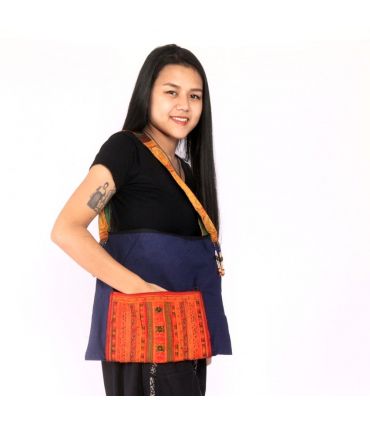 Shoulder bag embroidered from Chiang Mai