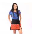 Kurzer Rock Hmong von Hand bestickt