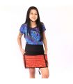 Kurzer Rock Hmong von Hand bestickt