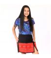 Kurzer Rock Hmong von Hand bestickt