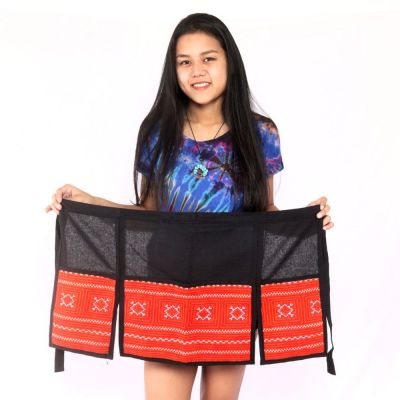 Kurzer Rock Hmong von Hand bestickt