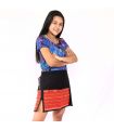Kurzer Rock Hmong von Hand bestickt