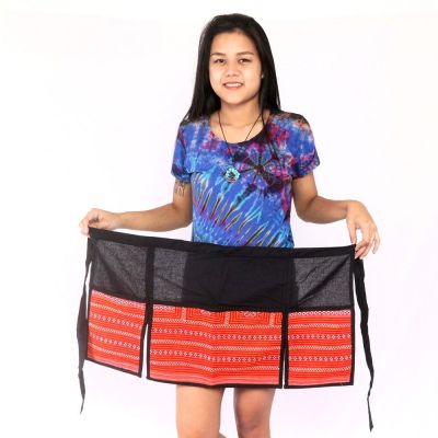 Kurzer Rock Hmong von Hand bestickt