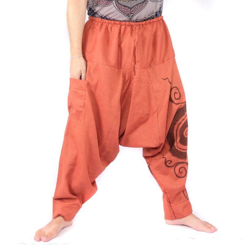 Pantalones de harén con estampado en espiral 7 colores