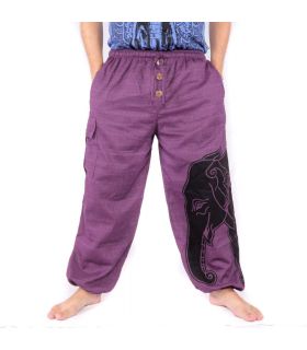 Harem pants jogger elephant head