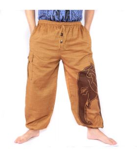 Harem pants jogger elephant head