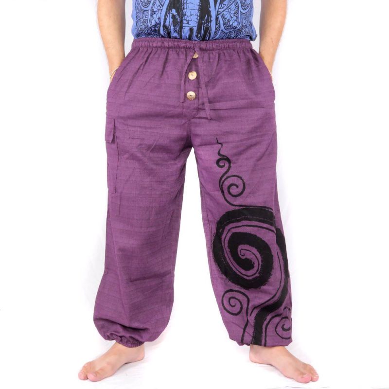Harem pants Jogger Spiral Design