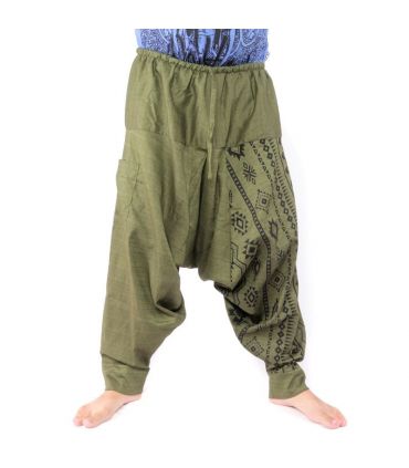 Harem pants Aztec pattern
