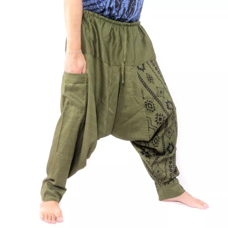 Sarouel à motif aztèque