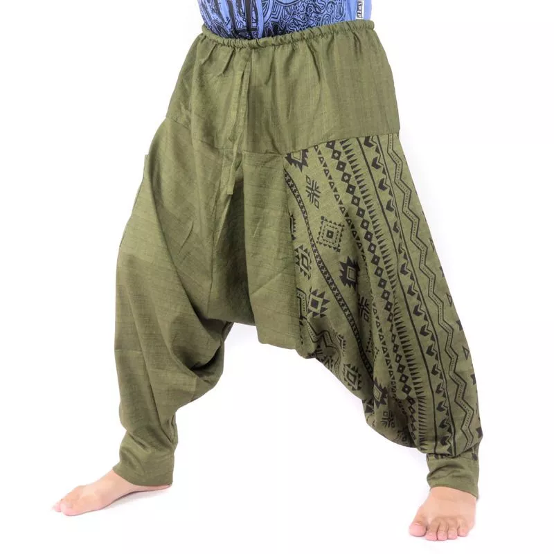 Sarouel à motif aztèque