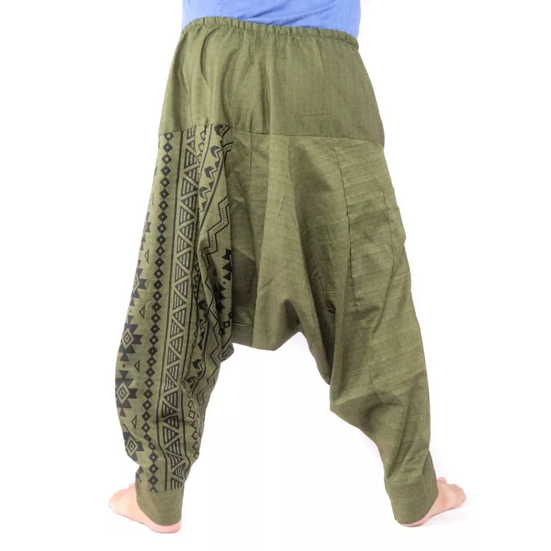 Harem pants Aztec pattern