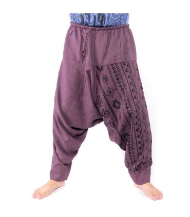 Sarouel à motif aztèque