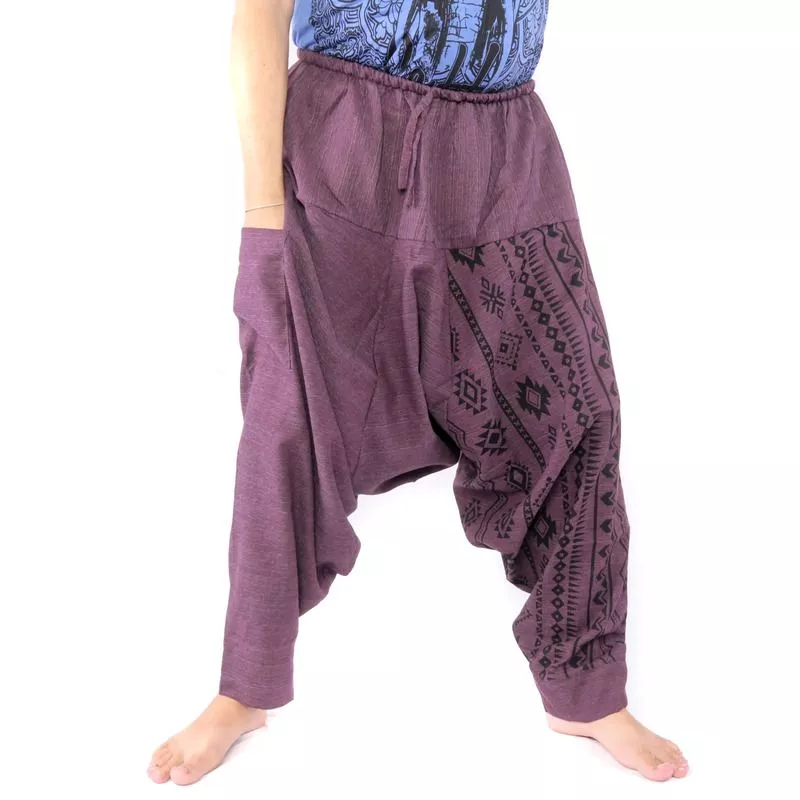 Sarouel à motif aztèque