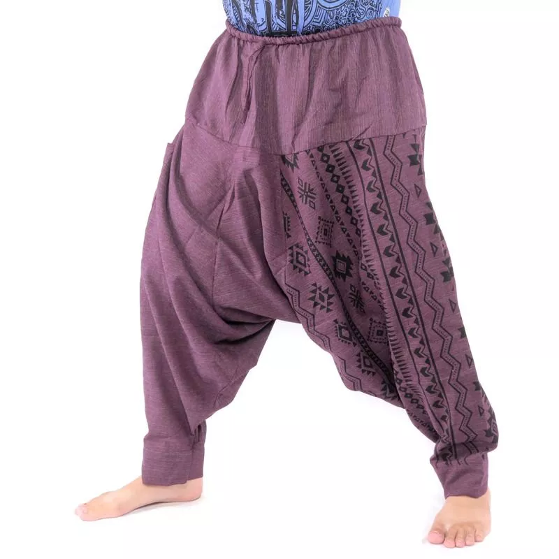 Sarouel à motif aztèque