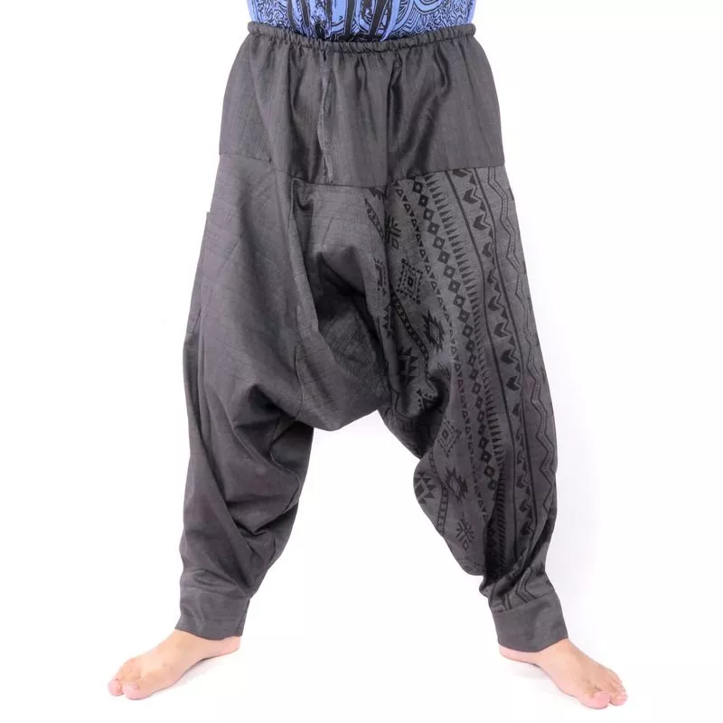 Harem pants Aztec pattern