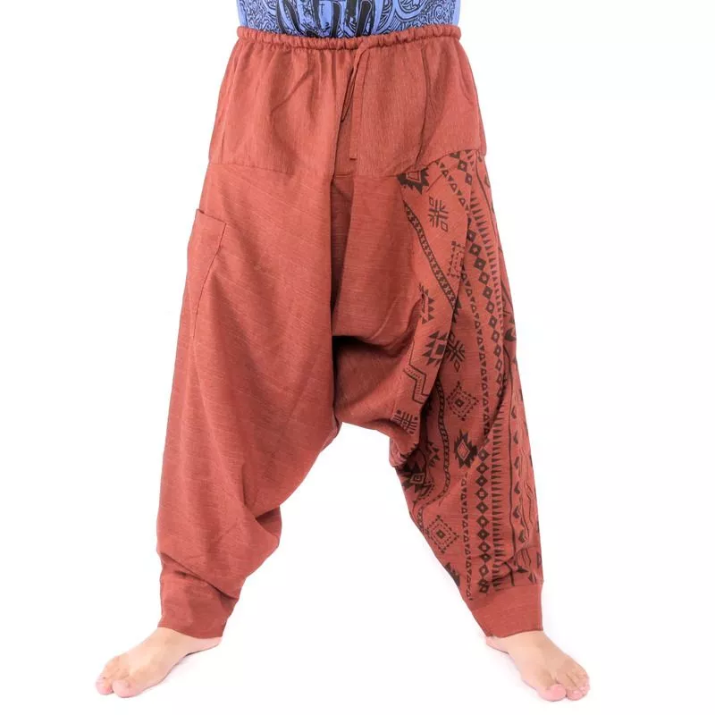 Harem pants Aztec pattern