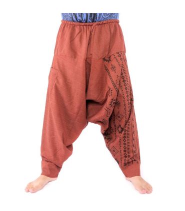 Harem pants Aztec pattern