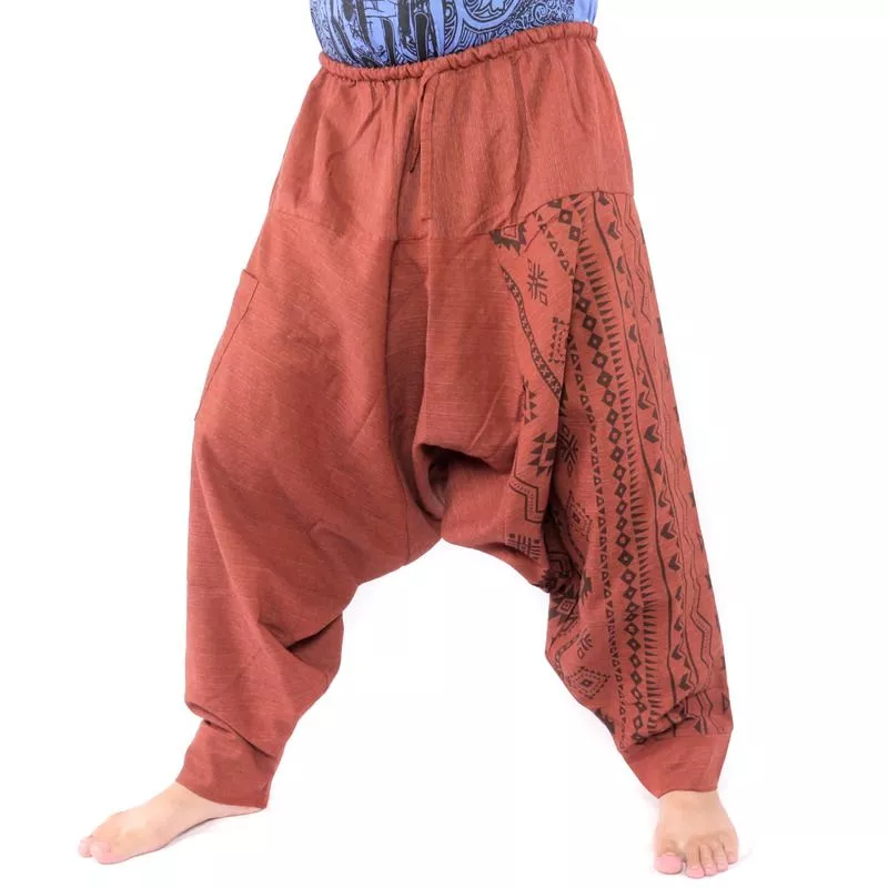 Harem pants Aztec pattern