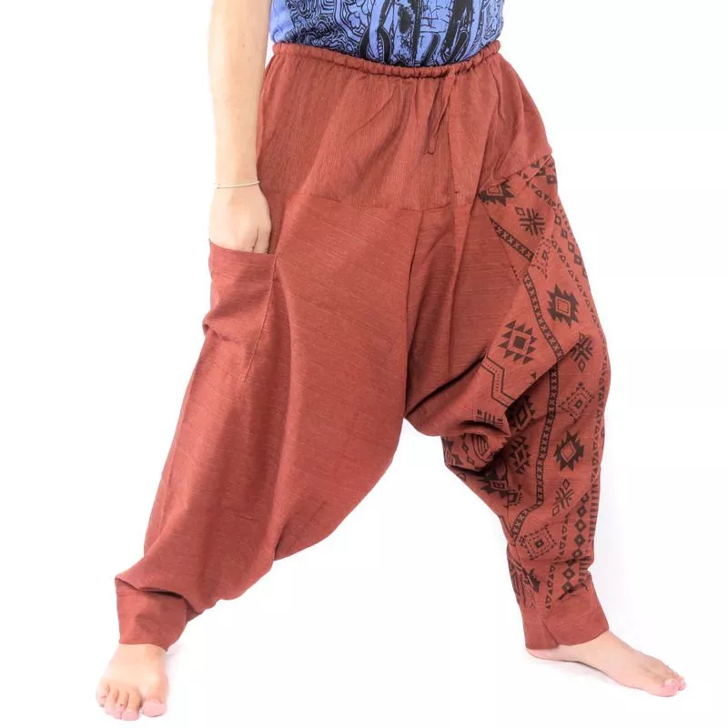 Harem pants Aztec pattern