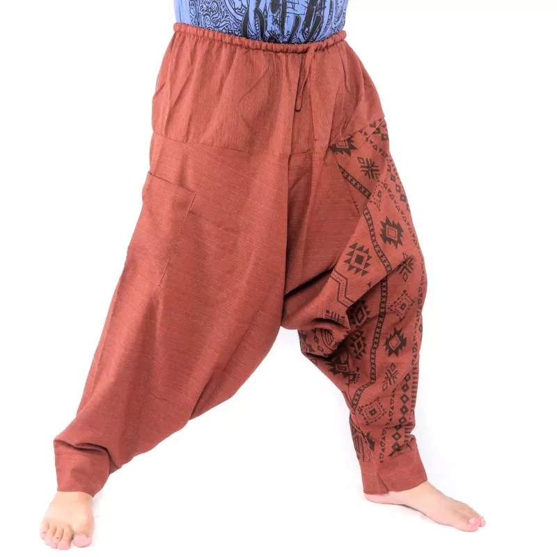 Harem pants Aztec pattern