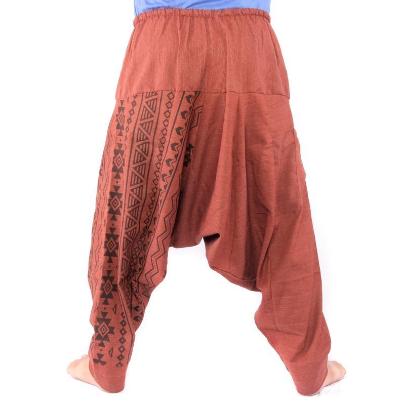 Harem pants Aztec pattern