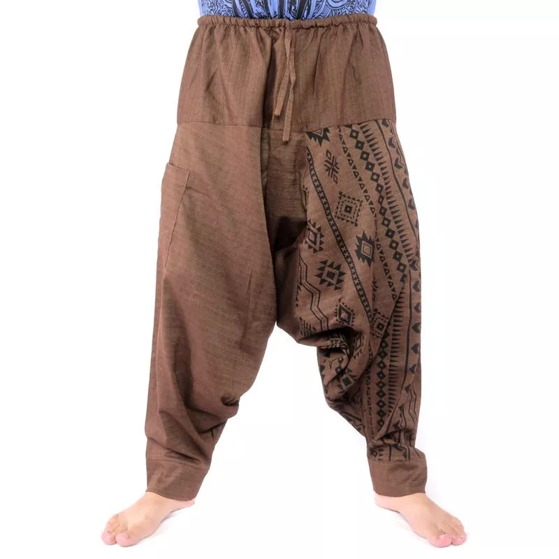 Sarouel à motif aztèque