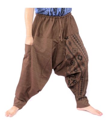 Harem pants Aztec pattern
