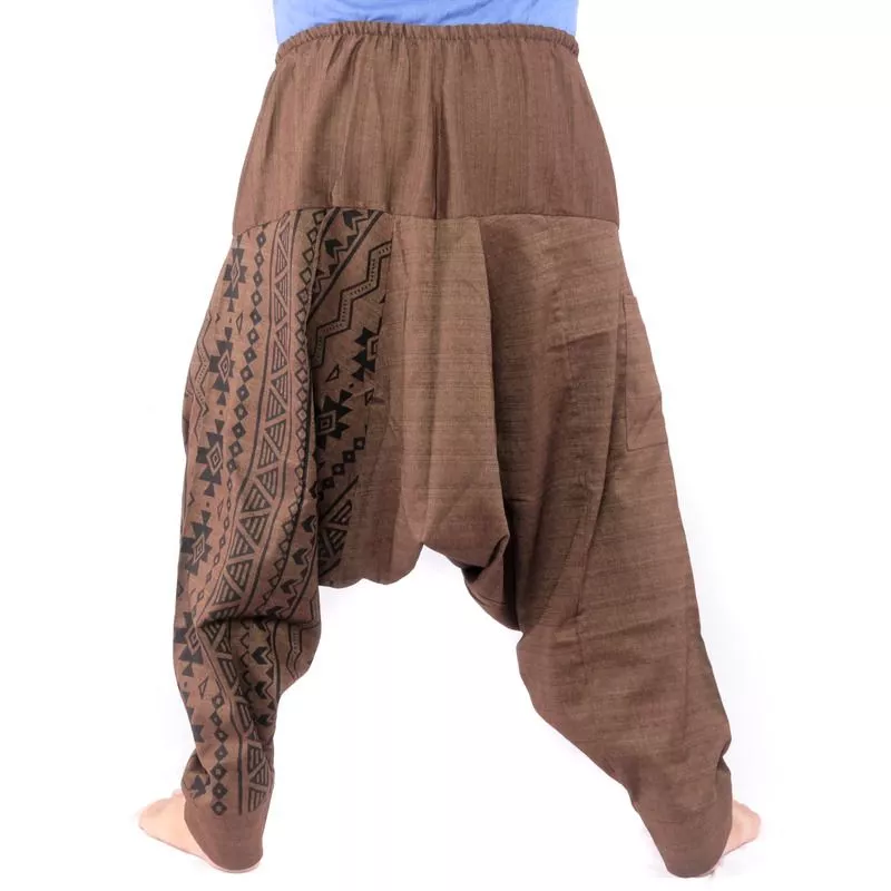 Harem pants Aztec pattern
