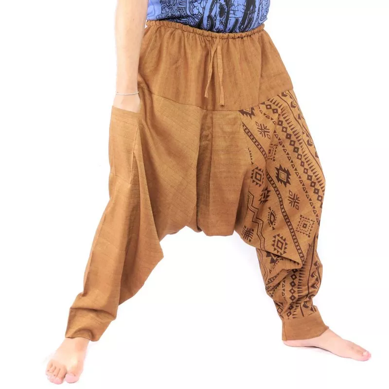 Harem pants Aztec pattern