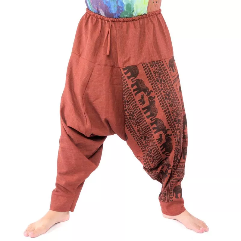 Sarouel motif éléphant