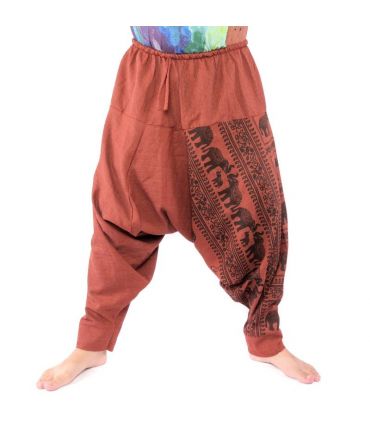 Harem pants elephant pattern
