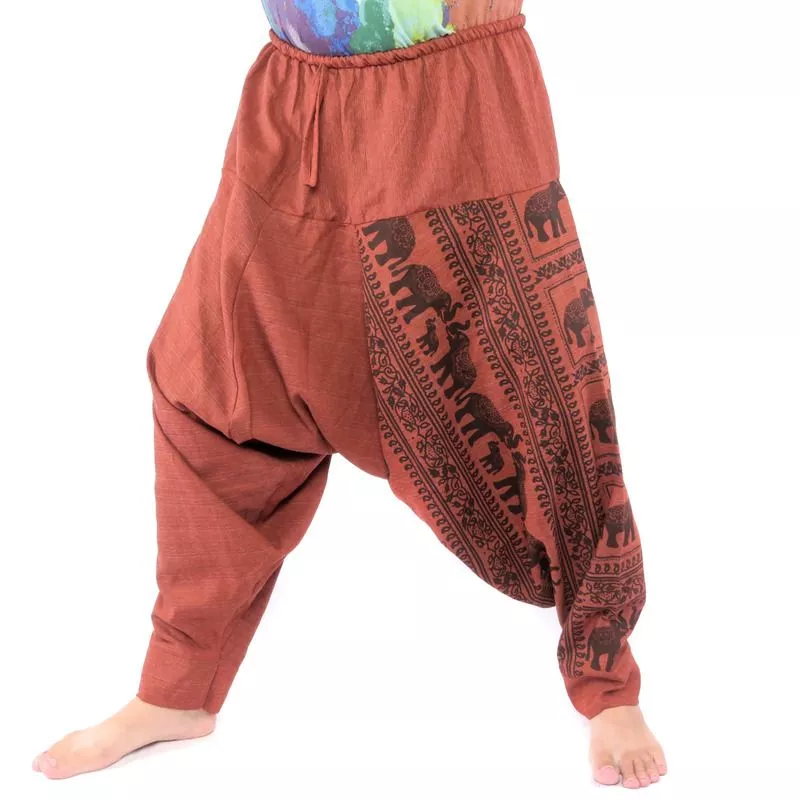 Sarouel motif éléphant
