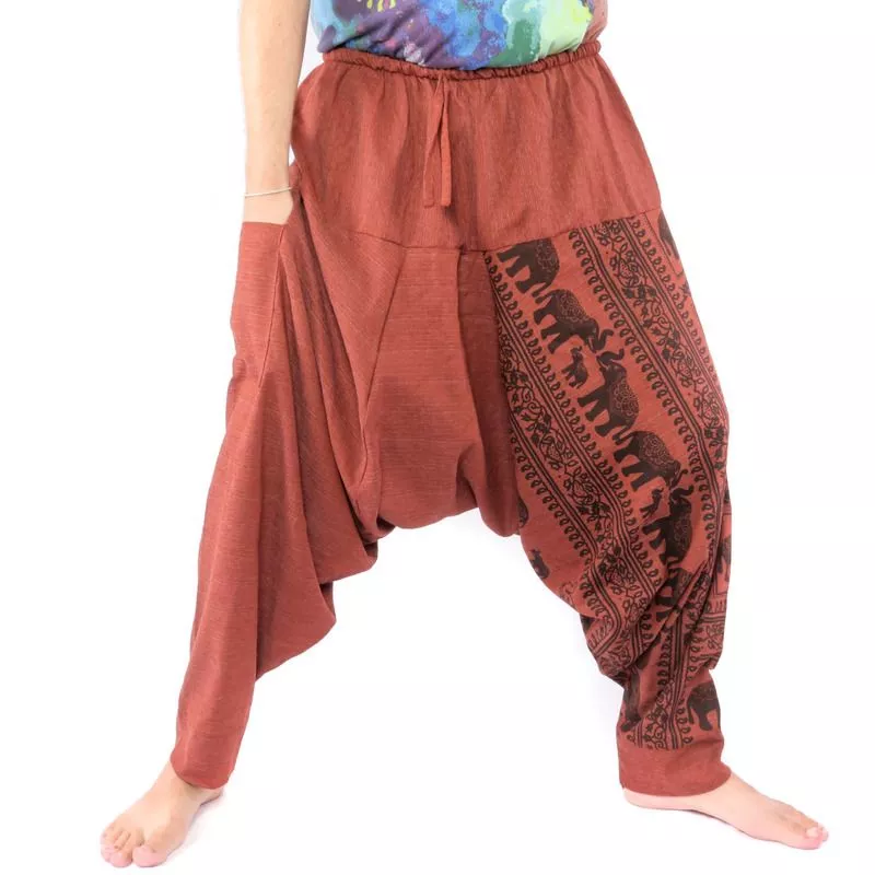 Harem pants elephant pattern