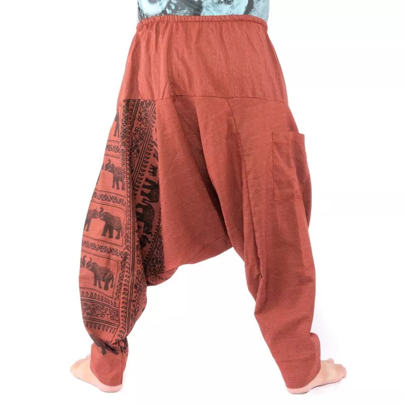 Harem pants elephant pattern