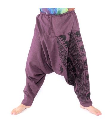 Sarouel motif éléphant