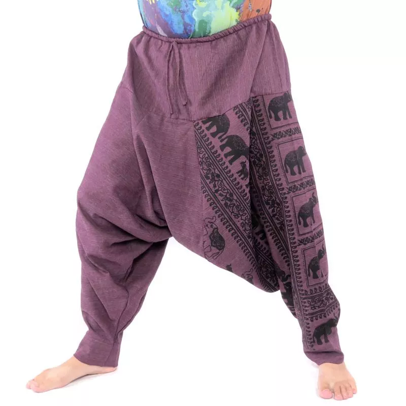 Harem pants elephant pattern