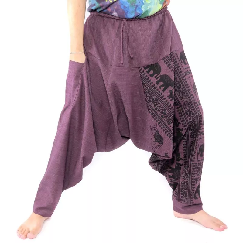 Harem pants elephant pattern