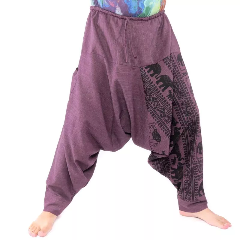 Harem pants elephant pattern