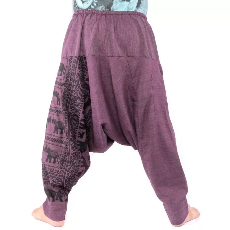 Sarouel motif éléphant
