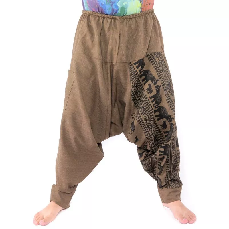Sarouel motif éléphant