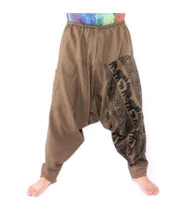 Harem pants elephant pattern