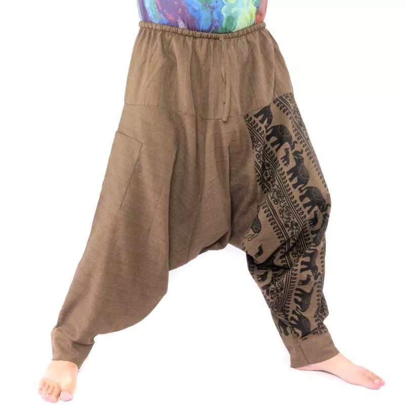 Harem pants elephant pattern