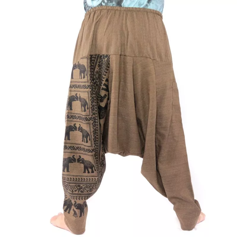 Sarouel motif éléphant